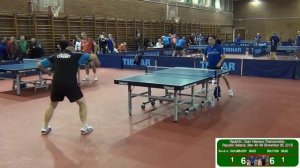 Nurdin SAPARBAYEV vs BULYIKO Raubichi, Belarus Open Championship Table Tennis