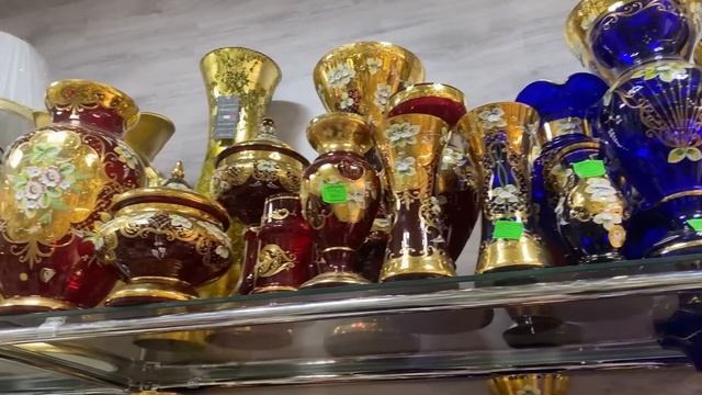 ЧЕШСКАЯ ПОСУДА?ВАЗЫ?ЛЮСТРЫ?ТУРЦИЯ .КИТАЙ .Садовод.Москва.