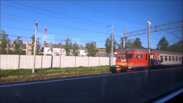 Прибытие в Малую Вишеру на электричке