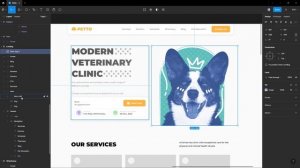 Vet Clinic Website Design | Figma UI UX | Web Design Tutorial