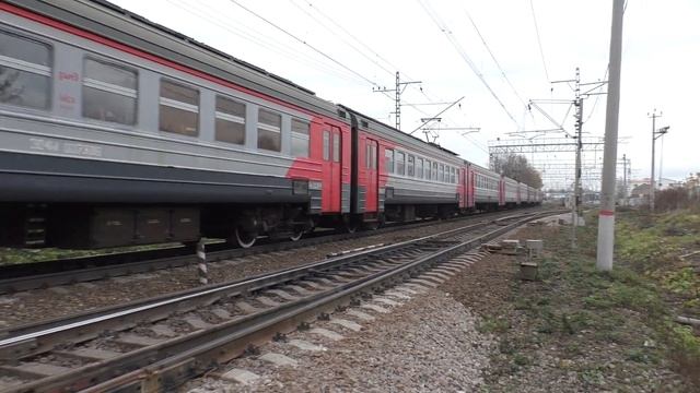 Электропоезд ЭД4МК-0073 станция Дорохово смотреть онлайн