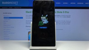 XIAOMI Redmi Note 9 Pro Fastboot Mode