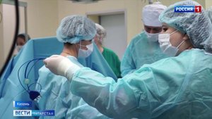 Операция по удалению огромной опухоли матки по методике Х.Осада в ГКБ 7 Казани