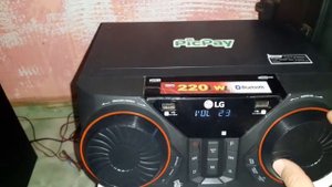 Mini system LG ck43 teste bass