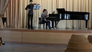 Д. Юхансен - Соната для скрипки и фортепиано. Исполняет Валентин Попов