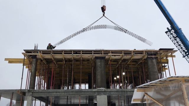 Железобетонный монолитный каркас. Строим дом