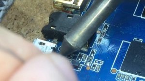 Восстановление дорожек micro-usb разъема.