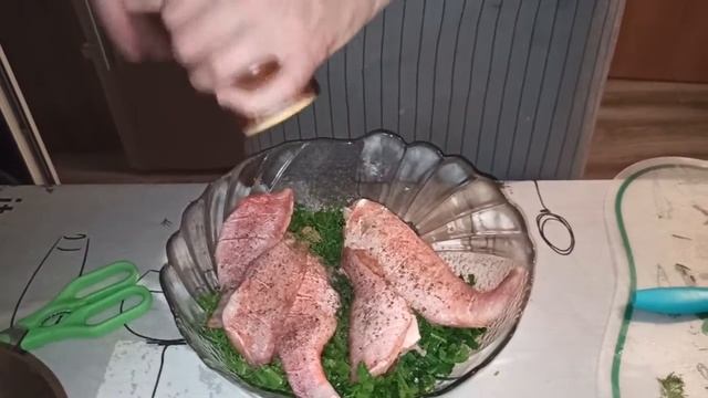 Морской окунь в духовке