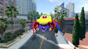 Epic Escape Lighting McQueen Monster Car 1 - Coffin dance song (Cover) #coffindance