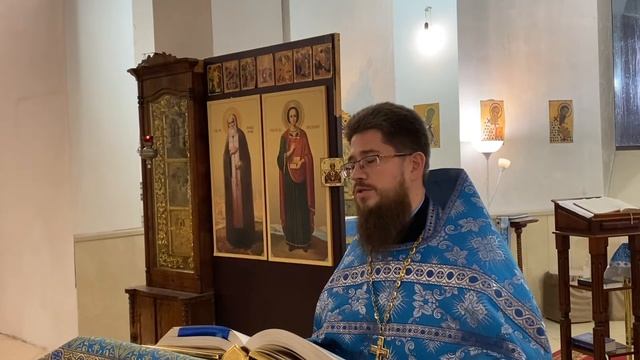 Всенощная под Покров Пресвятой Богородицы / Проповедь / Священник Дмитрий Третьяков
