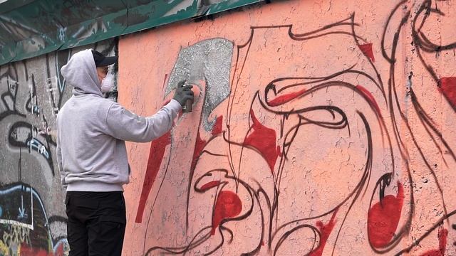 КАК РИСОВАТЬ ГРАФФИТИ | разбор работы хромом смотреть онлайн