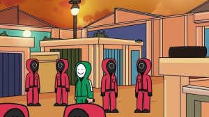 SQUID GAME, but the Roles are Reversed (Cartoon Animation)