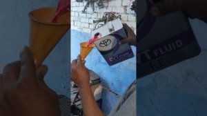 Toyota vitz transmission fluid change#Cvt-FE #effort #workout #motivation #viralvideo#inshallah
