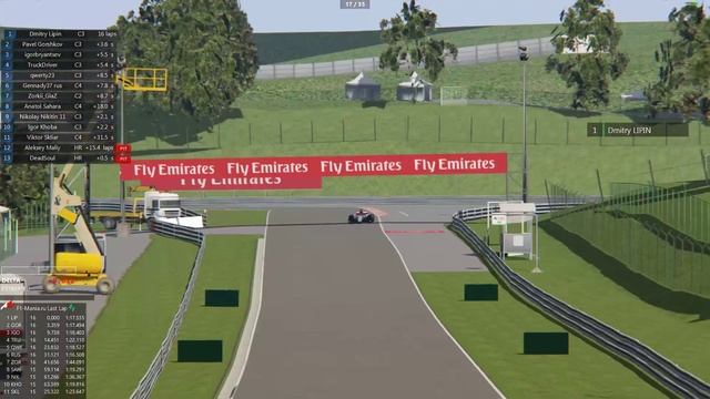 Чемпионат Формула 1 на Assetto Corsa/ Гран-При Венгрии 2019/ 2nd League смотреть онлайн