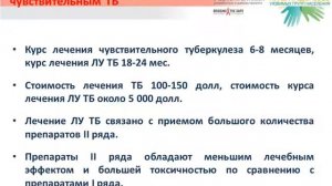 Лекция 6. Тема 5: «Лекарственно-устойчивый туберкулез»