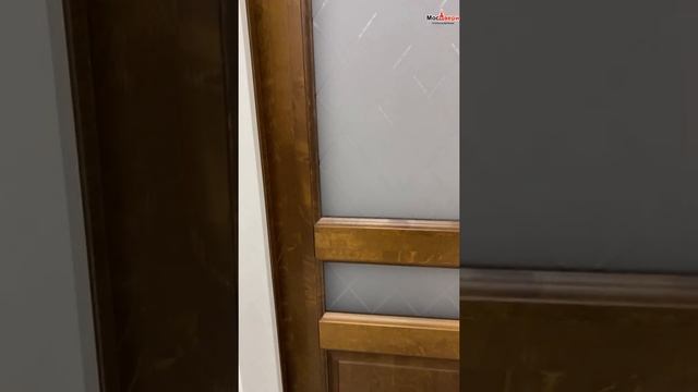 Межкомнатная дверь из Массива Ольхи Двери Белоруссии Бостон Дуб Винтаж со стеклом смотреть онлайн