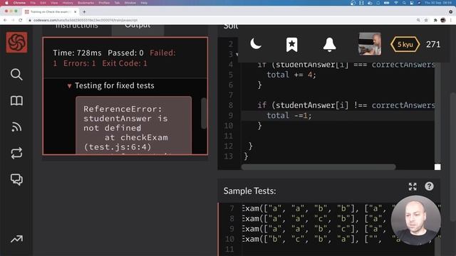 DevTips Daily: Codewars Coding Challenge - Exam Check