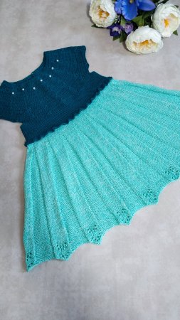 Платье "Лучия" готово! #вязаниедлядетей #вязание #knitting