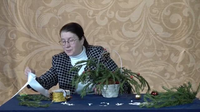 Мастер-класс "Хвойная фантазия". смотреть онлайн