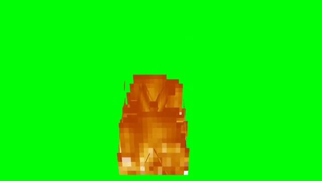 Fire Green Screen Minecraft