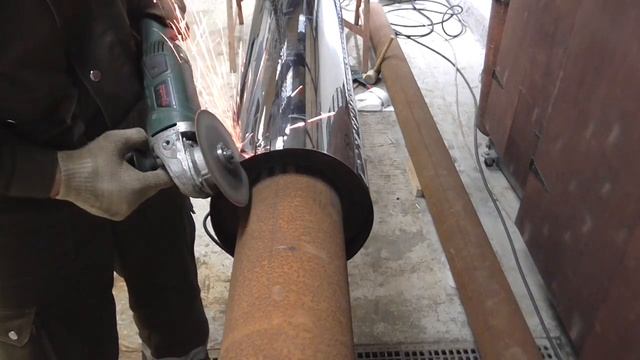 Самодельная сэндвич труба для печки. смотреть онлайн