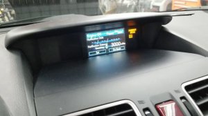 2014-2017 SUBARU FORESTER XT OIL CHANGE, OIL FILTER, TIRE ROTATION REMINDER RESET