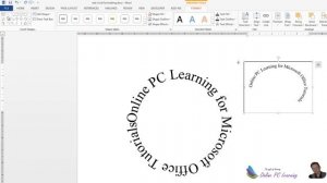 Text in a Circle - Microsoft Word - PowerPoint - Excel