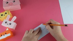 Копилка своими руками / Копилка из бумаги / Копилочка оригами / Коробочка оригами