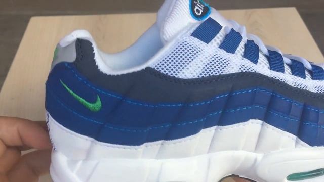 Огляд/обзор nike airmax 95 blue white смотреть онлайн