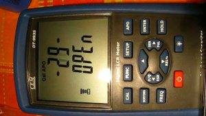 CEM DT-9935 lcr meter calibration fail (using original SMD tweezer)