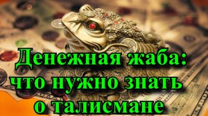 Денежная жаба: что нужно знать о талисмане . Как активировать талисман?