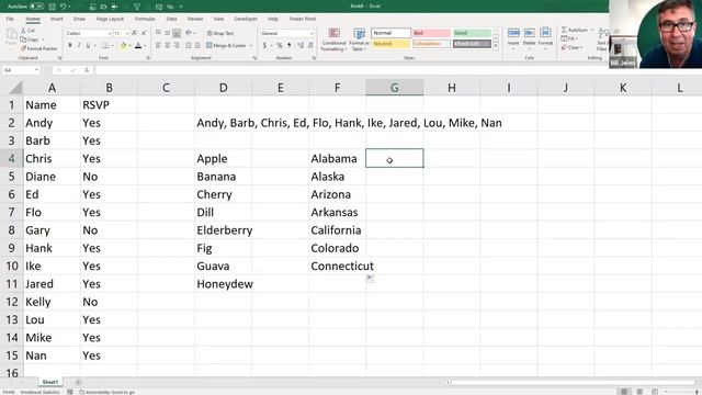 Excel Data Filling with Custom Lists (feat. Ann K. Emery) - Episode 2406