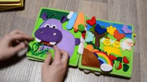 Развивающая книга для Эрика. Educational book for Eric. sensory book Развитие ребенка. ручная работ