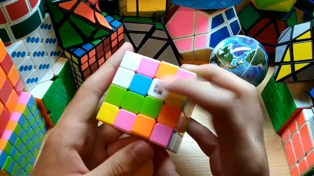 Кубик Рубика 4х4 для начинающих. Часть 1 - строение, суть метода полосок, сборка первых двух центро смотреть онлайн
