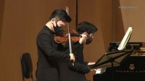 E. Grieg Violin Sonata No. 3 in C minor played by Donghyun Kim