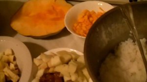 Тыква, запеченая полностью, сладкая начинка внутри