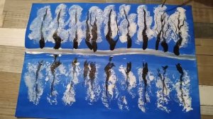 Нетрадиционные методы рисования❄️ ЗИМА