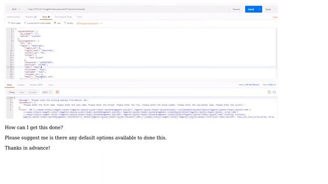 Magento: Order creation not working through rest api in Magento 2.1 смотреть онлайн