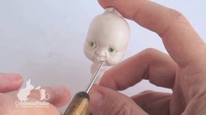 How to make a Fairy Doll Head from Polymer Clay