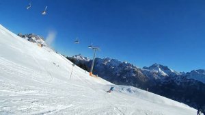 Snowboarding in Lech Zurs am Arlberg 5th Dec 2016