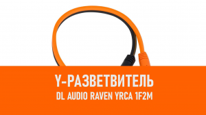 Распаковка DL Audio Raven YRCA 1F2M Y-разветвитель