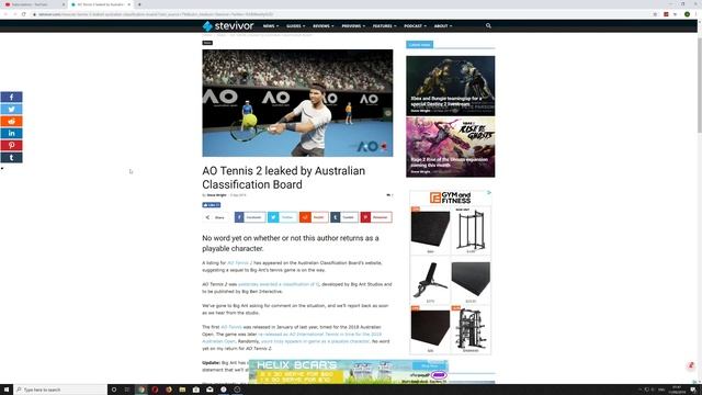 AO TENNIS 2? AO INTERNATIONAL TENNIS 2? LEAKED CLASSIFICATION BOARD