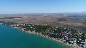 Село Песчаное, Крым, Бахчисарайский район, вид с высоты птичьего полета.
