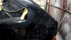 убираем рыжики с кузова авто ваз 2114 колхозным методом