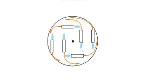 Реактивный двигатель на основе эжекторов.