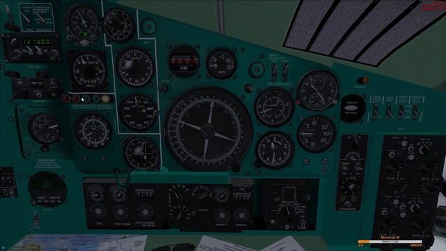 Ту-134 ULAA-ULLI(Сопровождение и Векторение PROATC X) смотреть онлайн