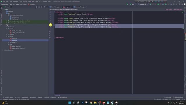 How Create Custom Toast Use Layout Inflate Java With Android Studio - 2022 (Free source code) смотреть онлайн