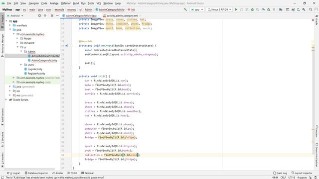 Разработка приложения по продаже товаров. Часть 10. putExtra и getExtras смотреть онлайн