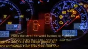 CHEVROLET EVANDA  2000 00 2006 06 How to reset service light indicator