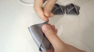 Банты из лент на праздник/ Просто красивые бантики канзаши на резинку, заколку или ободок